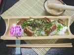 うなぎときゅうりの混ぜ寿司　Eel and mix sushi of cucumber